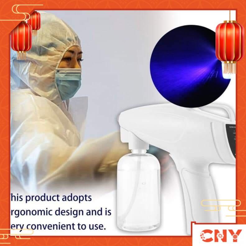 【Ready Stock】 350ML Wireless Electric Sprayer BlueLight Nano Spray Gun 350ml消毒枪 可调节电动喷壶