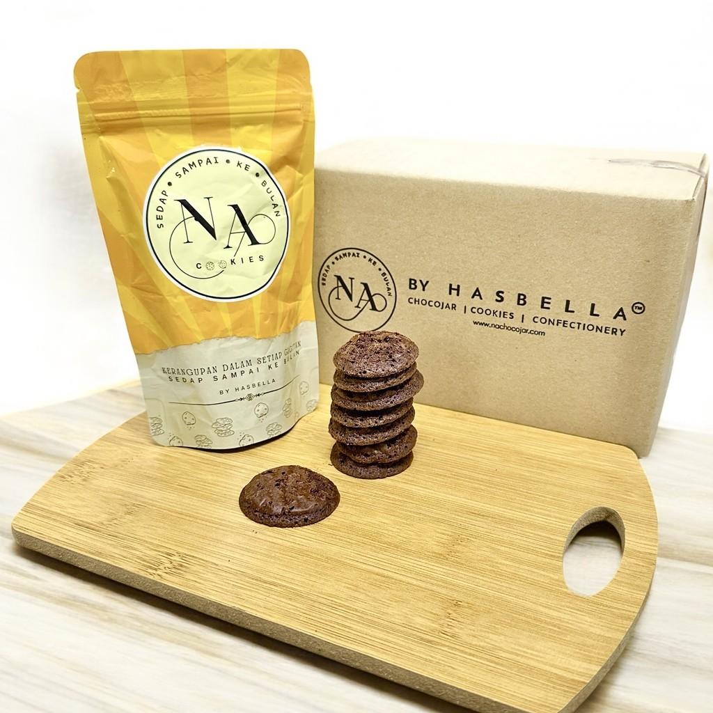 Kukis Coklat Gelap dari N.A 50 gram ( Brownie Cookies @ Brokies ) by N.A Cookies Brookies Dark Chocolate per pack